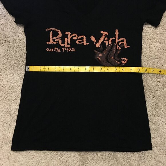 Mar. C Black Bamboo Pura Vida Sloth Tourist Tee - Picture 10 of 12